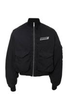 Givenchy Logo-appliqud Shell Bomber Jacket