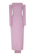 Moda Operandi Emilia Wickstead Asymmetric Strapless Crepe Dress Size: 10