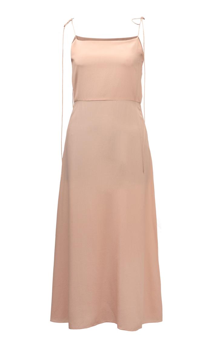 Moda Operandi Lake Studio Silk Midi Dress Size: 42