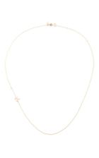 Sydney Evan Yellow Gold Side Oriented Necklace With Diamonds