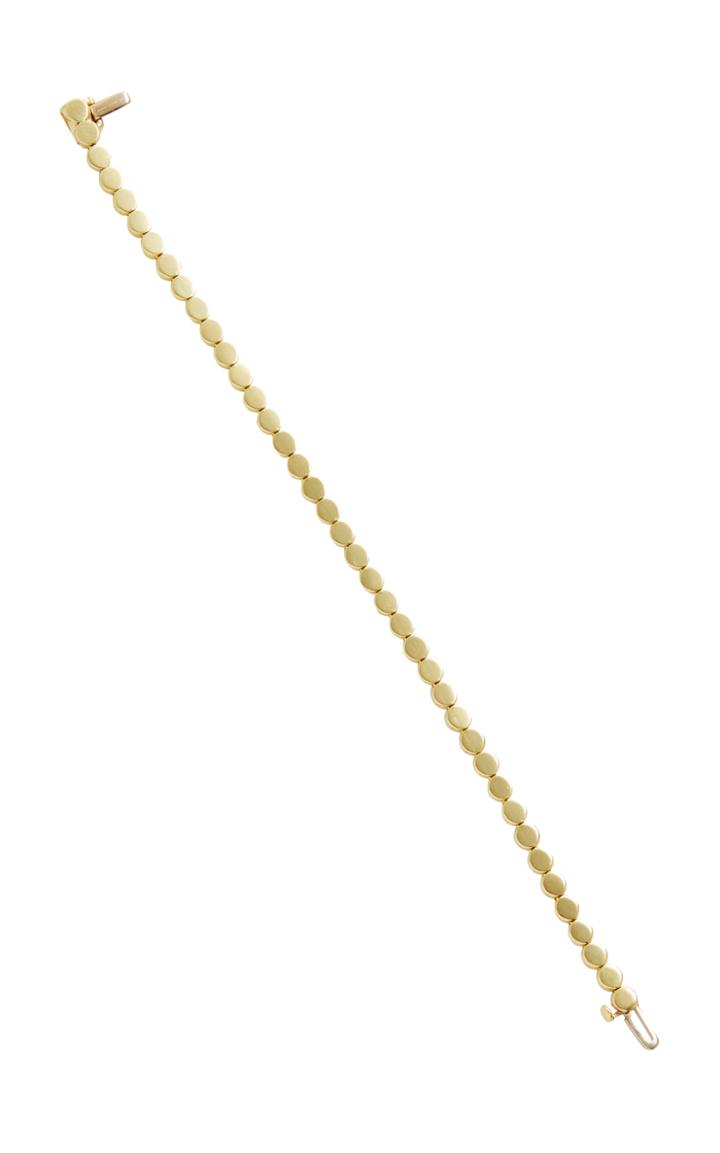 Jemma Wynne Yellow Gold Prive Soft Link Circle Bracelet