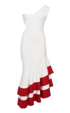Leal Daccarett Sabor A Mi One-shoulder Crepe Dress