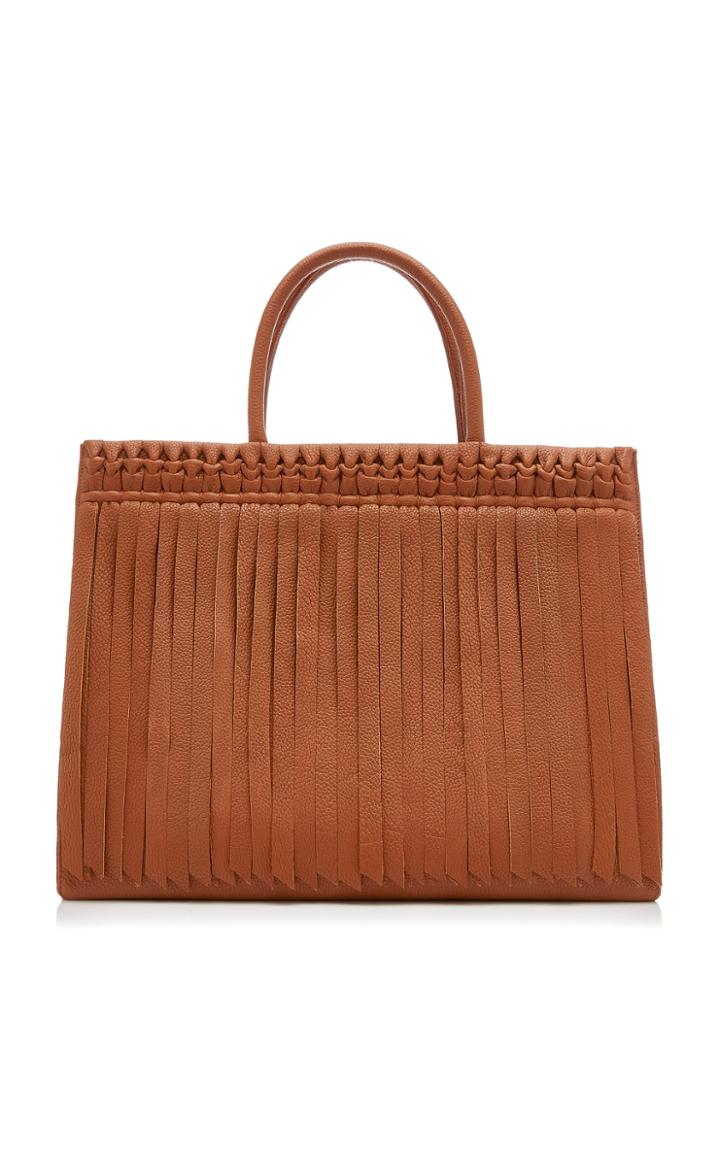 Moda Operandi Nancy Gonzalez Emma Large Fringe Leather Tote