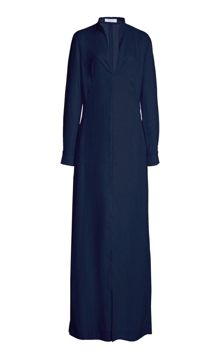 Moda Operandi Gabriela Hearst Albon Woven Linen Shirt Dress