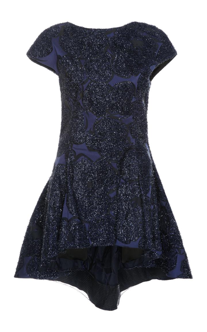 Lela Rose Flounce Back Top