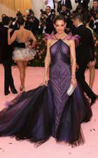 Zac Posen Palm Leaf Tulle Gown