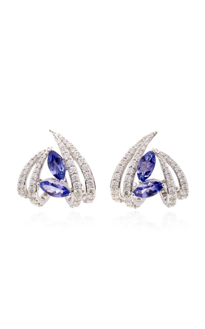 Hueb M'o Exclusive Tanzanite Wrap Earrings