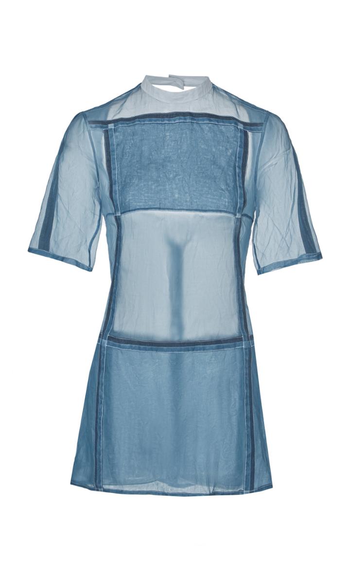 Jil Sander Gretchen Short-sleeve Silk Top
