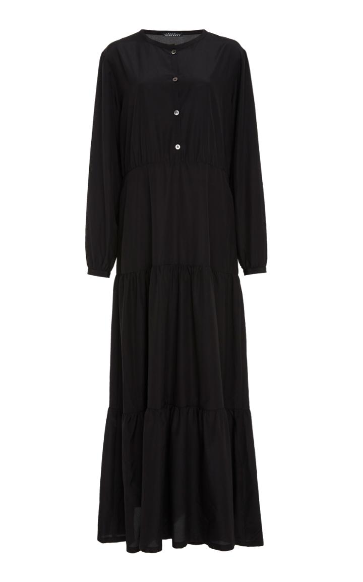 Laura Urbinati Muslin Tiered Maxi Dress
