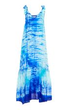 Moda Operandi Juliet Dunn Tie Dye V-neck Silk Maxi Dress