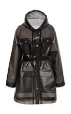 Moda Operandi Proenza Schouler Pswl Belted Raincoat With Striped Lining Size: Xs/s