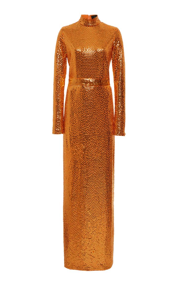Moda Operandi Marc Jacobs Sequined Silk Column Dress Size: 8