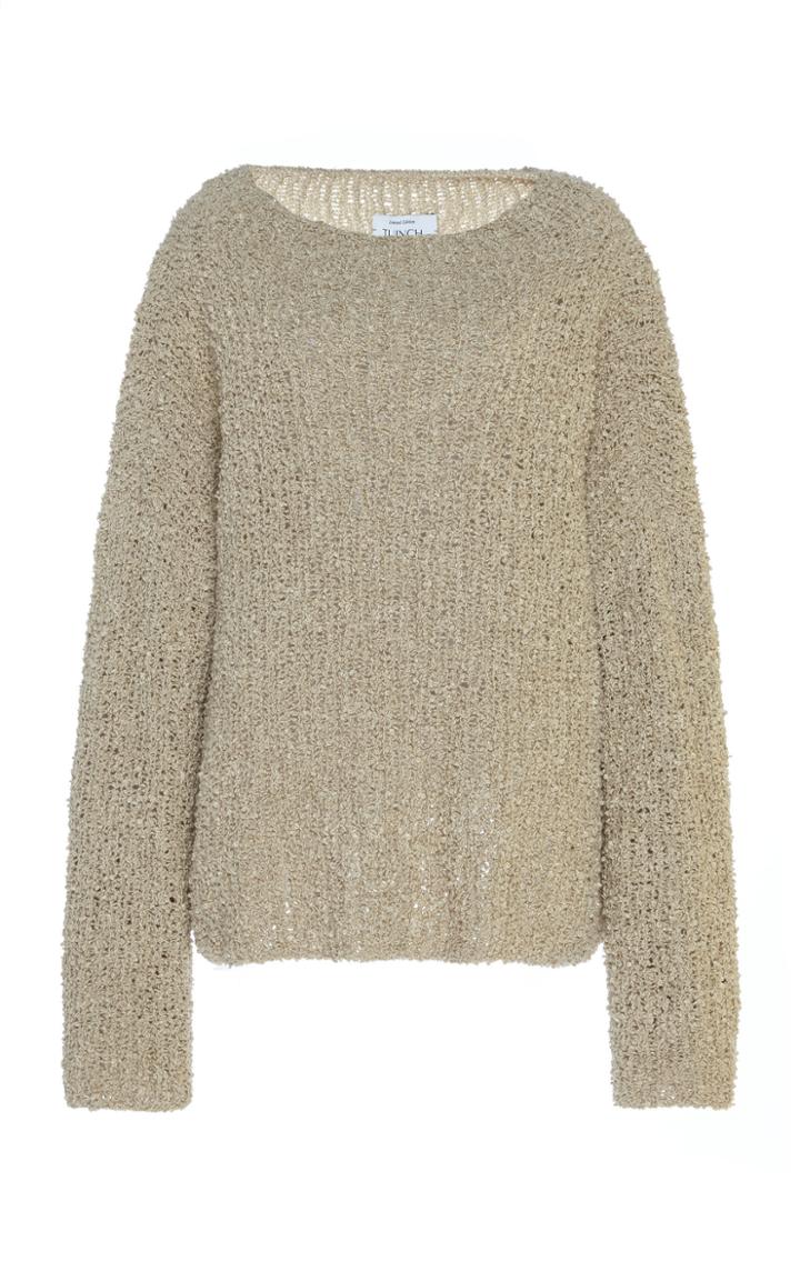 Moda Operandi Tuinch Silk Chenille Drop-shoulder Sweater Size: M