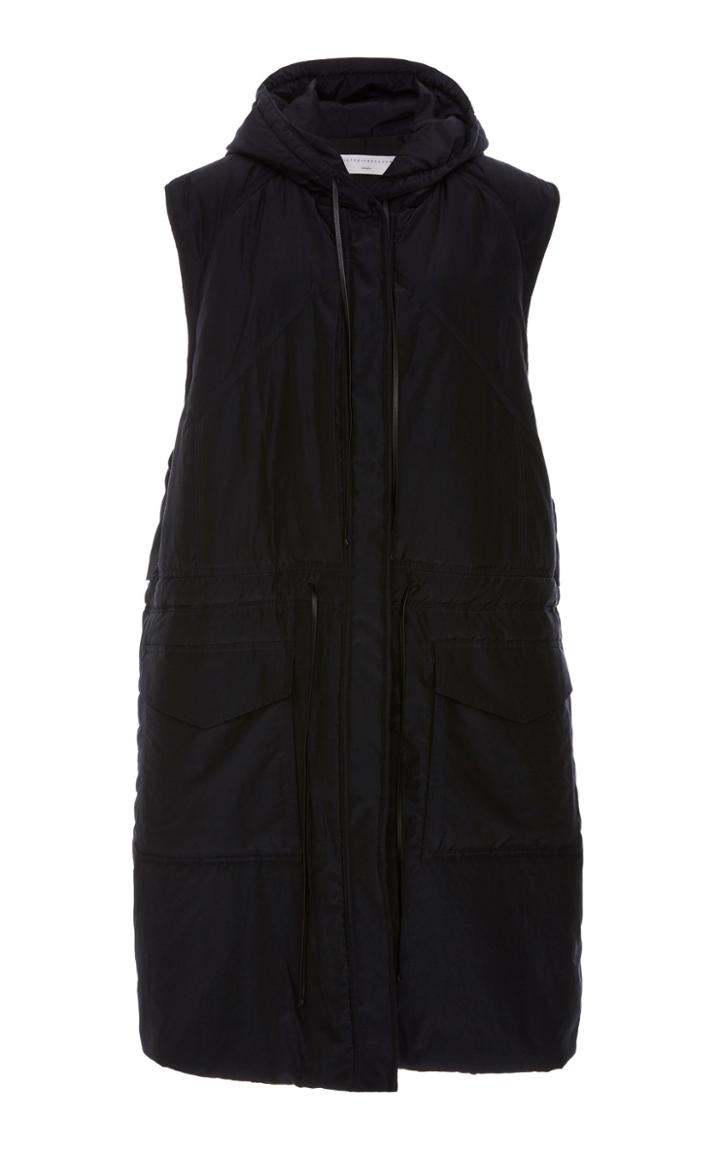 Victoria Beckham Sleeveless Padded Overcoat