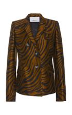 3.1 Phillip Lim Double-breasted Zebra Jacquard Blazer