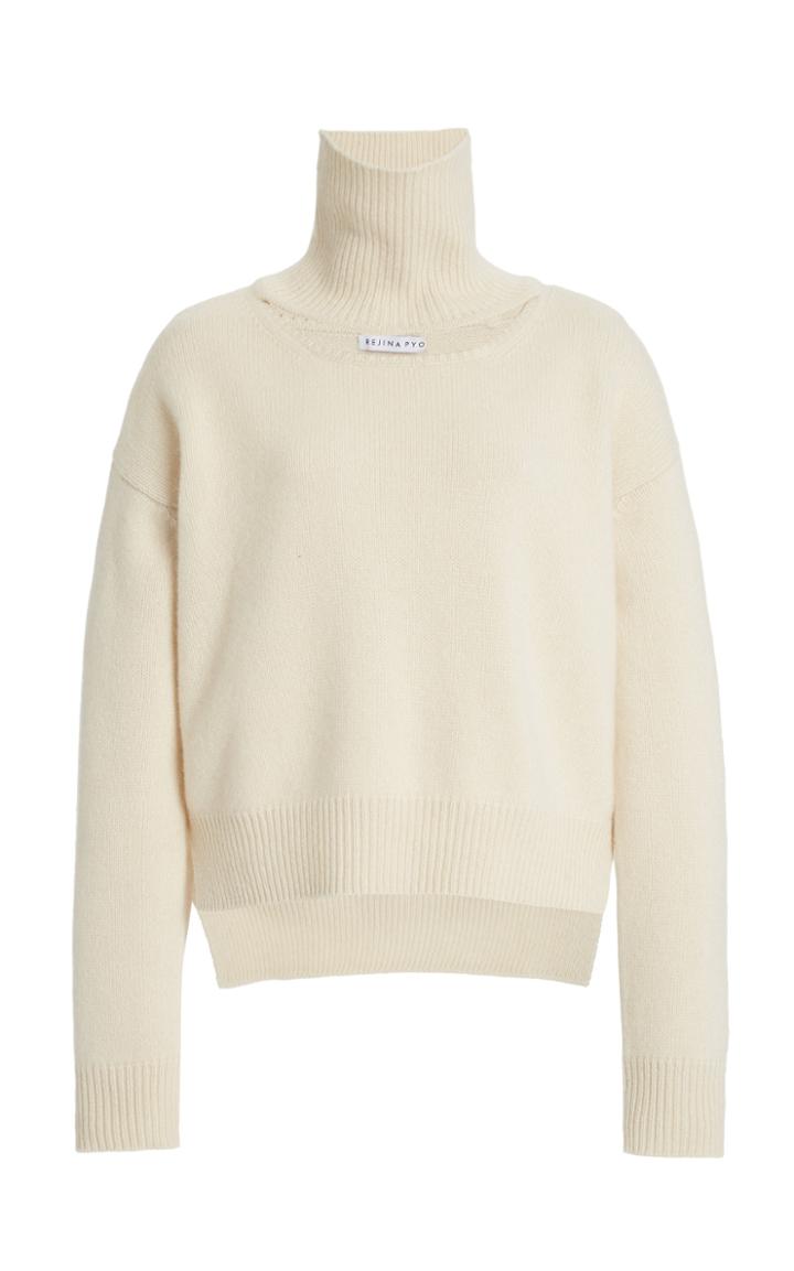Rejina Pyo Peyton Cutout Cashmere Sweater