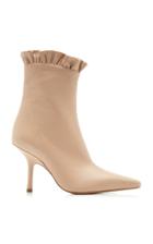 Moda Operandi Brock Collection Leather Ruffled Ankle Boots