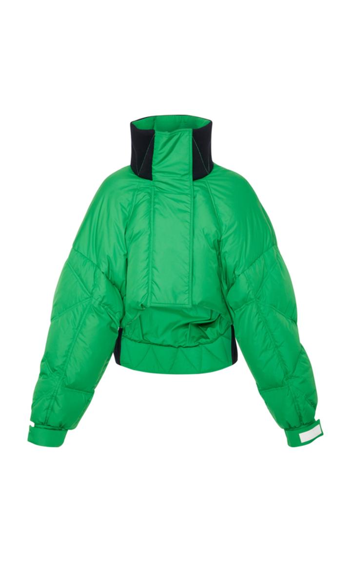 Sportmax Janzir Cropped Quilted Shell Puffer Coat