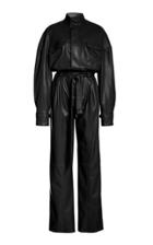Jonathan Simkhai Katerine Vegan-leather Utility Jumpsuit
