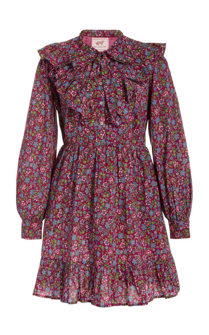 Moda Operandi Banjanan Liberty Floral-print Cotton Mini Dress