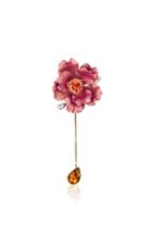 Moda Operandi Anabela Chan Padparadscha Parrot Bloom Brooch