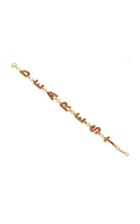 Renee Lewis Antique Diamonds And Garnet Dearest Bracelet