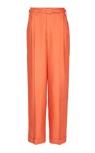 Ralph Lauren Darcy Silk Mid-rise Wide-leg Pants