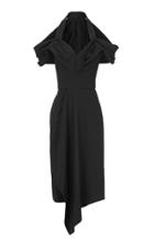 Maticevski Chrysalis Cold-shoulder Georgette Dress