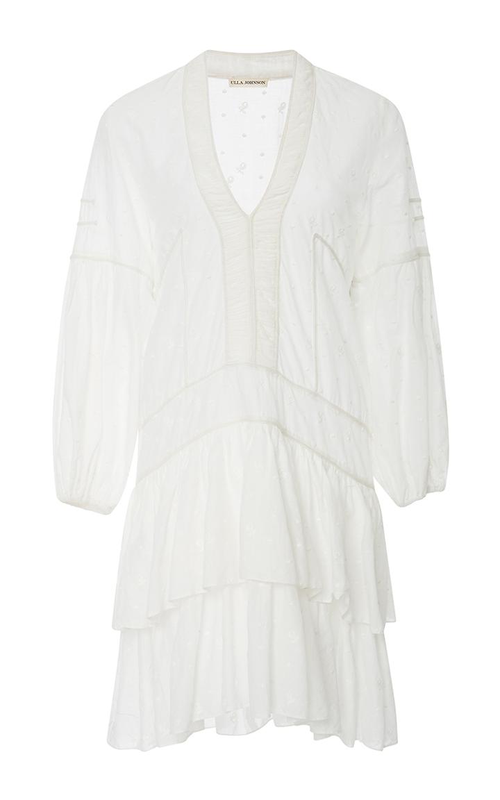 Ulla Johnson Jaclyn Ruffle Tiered Mini Dress