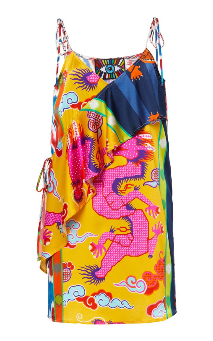Moda Operandi Libertine Schumacher Mixtape Ruffle Tank Dress Size: Xs