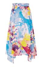 Moda Operandi Peter Pilotto Printed Cotton Skirt Size: 4