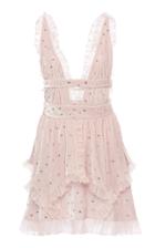 Moda Operandi Philosophy Di Lorenzo Serafini Crystal-embellished Velvet Dress