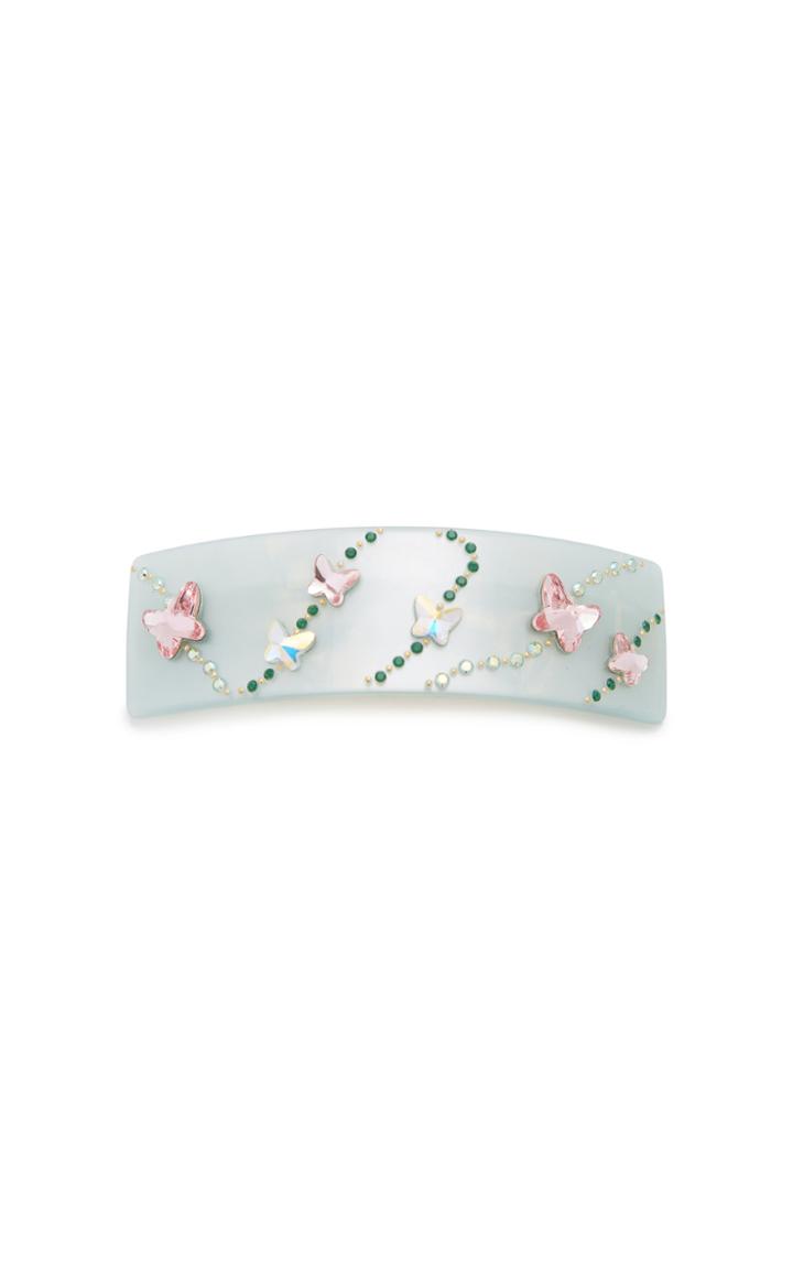 Mc Davidian Swarovski Crystal-embellished Acetate Hairclip