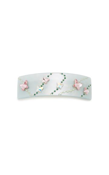 Mc Davidian Swarovski Crystal-embellished Acetate Hairclip