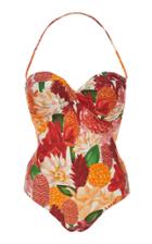 Agua De Coco Floral-print Swimsuit