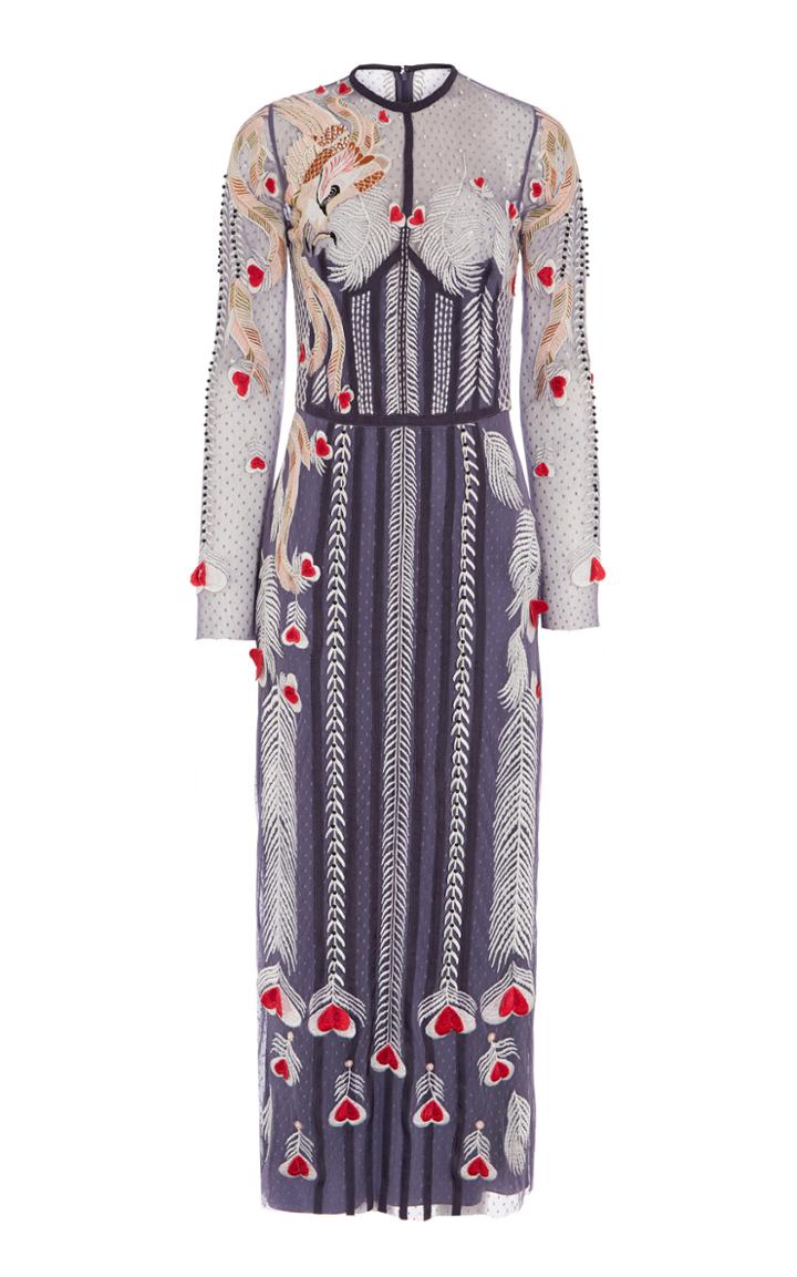 Temperley London Firebird Fitted Dress