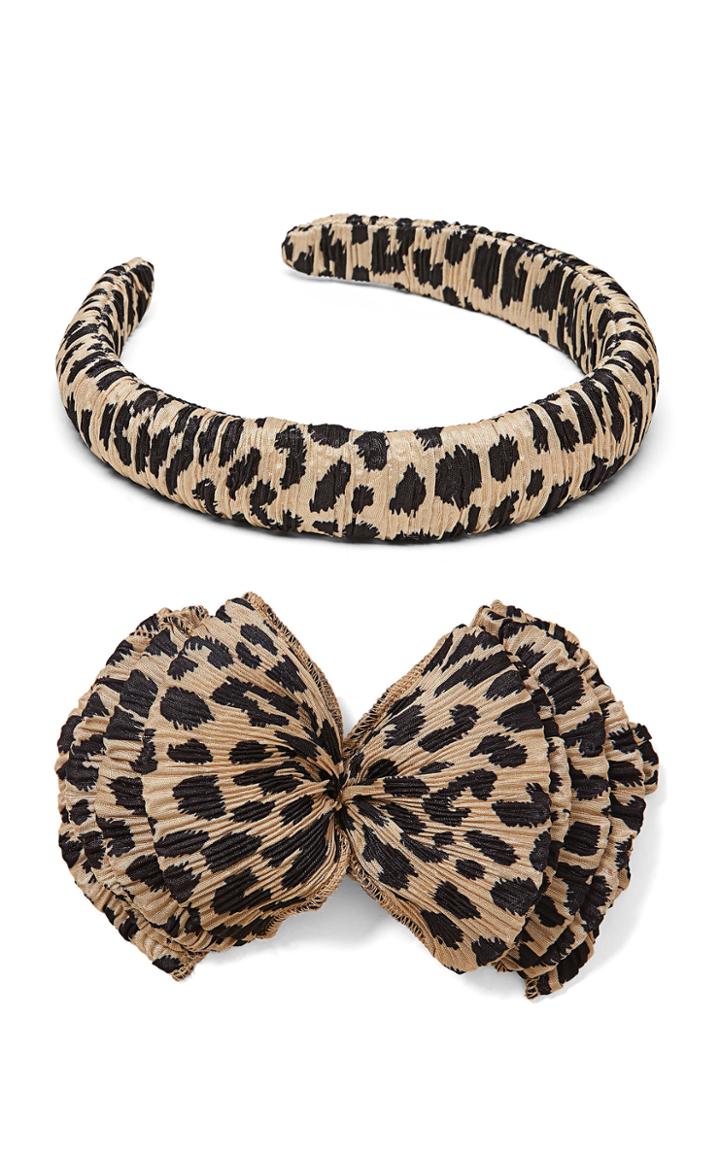 Moda Operandi Loeffler Randall Tavi Hairclip & Marina Headband Printed Set