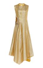Moda Operandi Jw Anderson Embellished Cutout Lam Dress Size: 8
