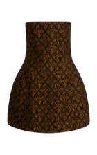 Khaite Ginger Printed Satin Mini Dress