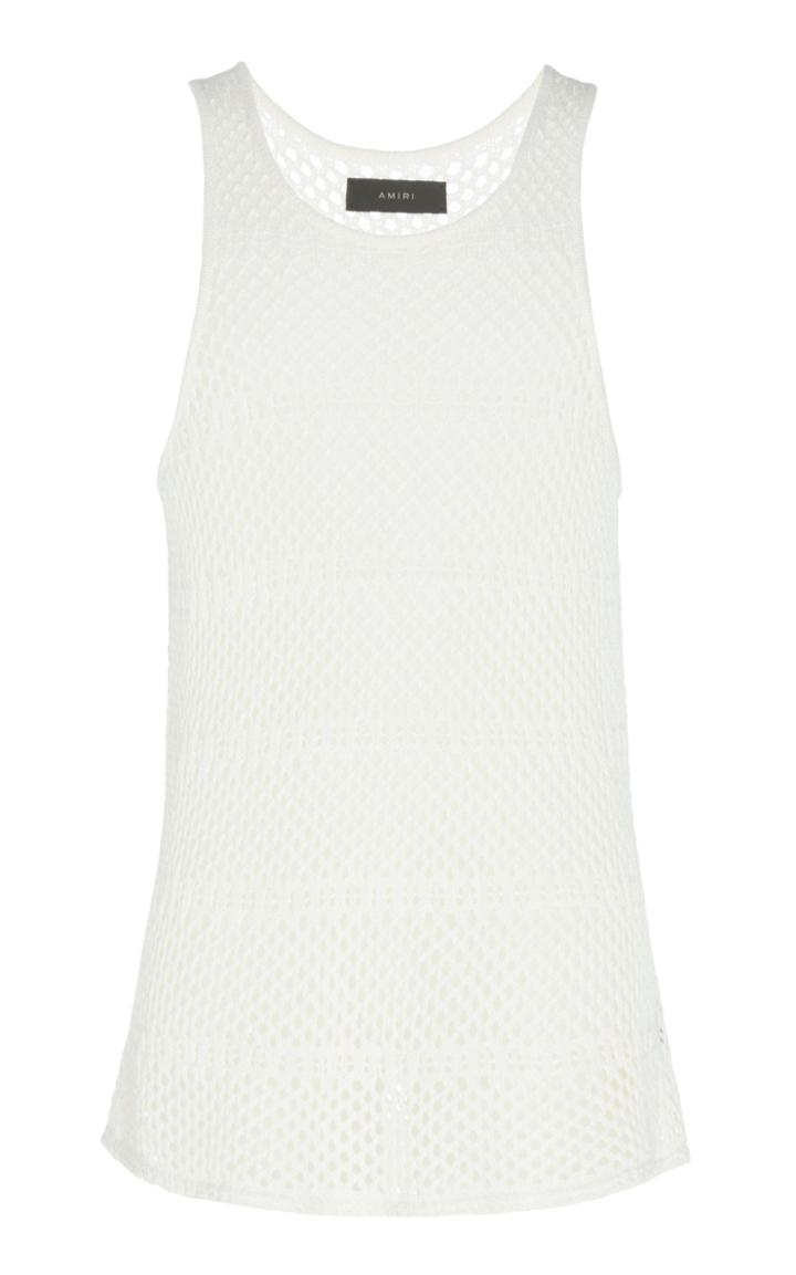 Amiri Crochet Tank Top