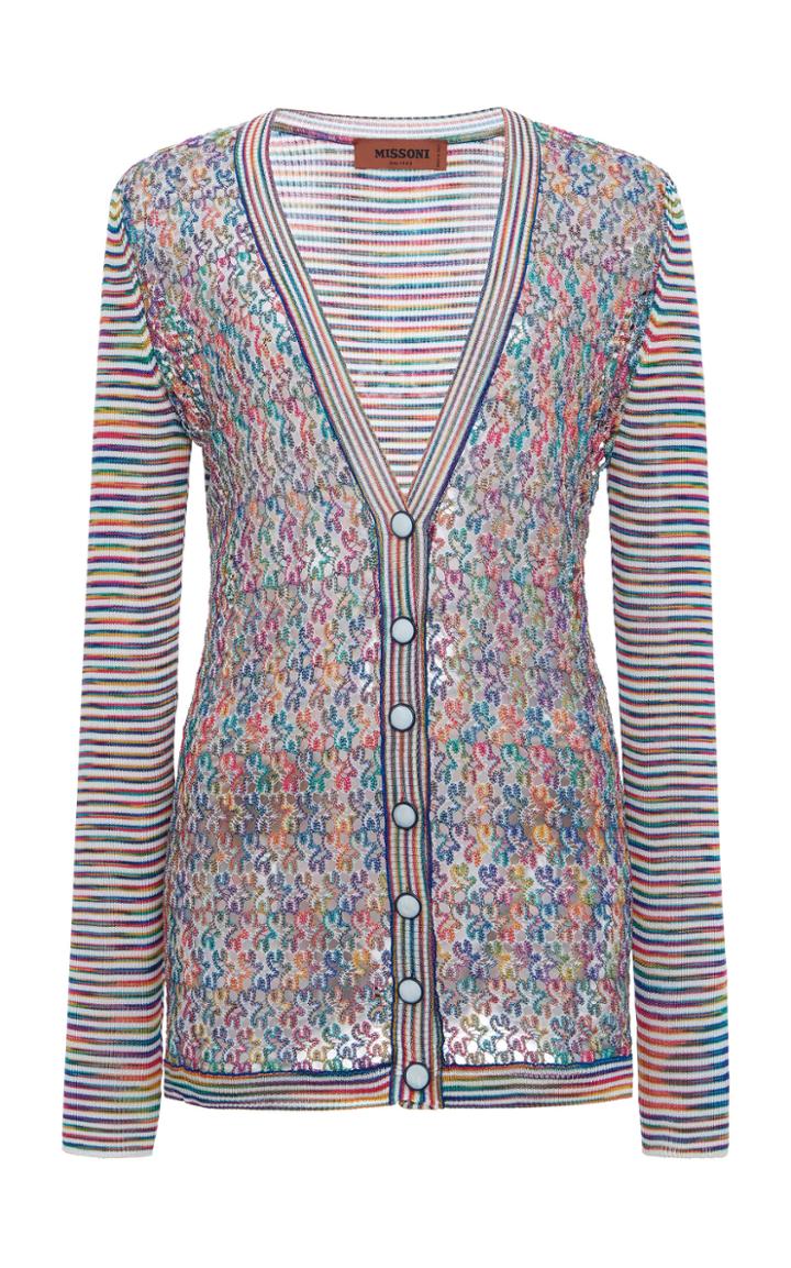 Moda Operandi Missoni Textured Printed Sweater Size: 38