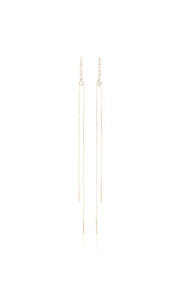 Sophie Ratner Cascade 14k Gold Diamond Earrings