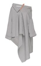 Palmer/harding Palmer//harding Jasmin Off The Shoulder Stripe Shirt