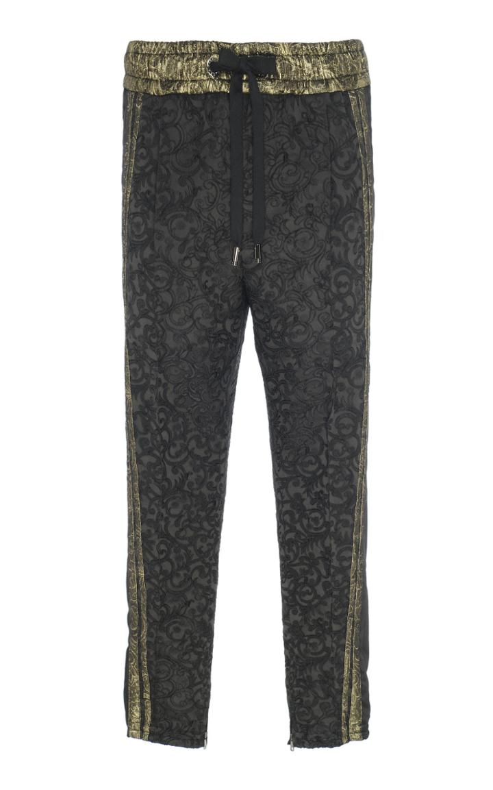 Dolce & Gabbana Jacquard Drawstring Pants