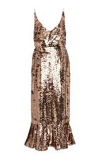 Saloni Aidan Sequin-embellished Midi Dress