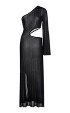 Sir Vera One-shoulder Striped Stretch-jersey Maxi Dress