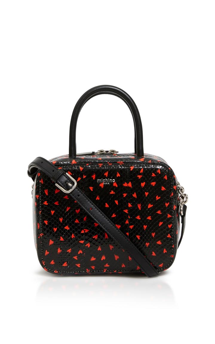Michino Paris Snake Squarit Pm Crossbody Bag