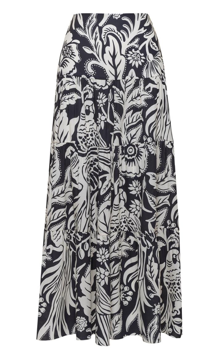Moda Operandi Johanna Ortiz Rajasthan Tiered Poplin Skirt
