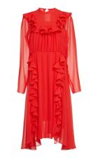Dondup Sheer Ruffled Dress