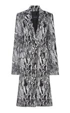 Mugler Mugler Cotton-blend Printed Coat
